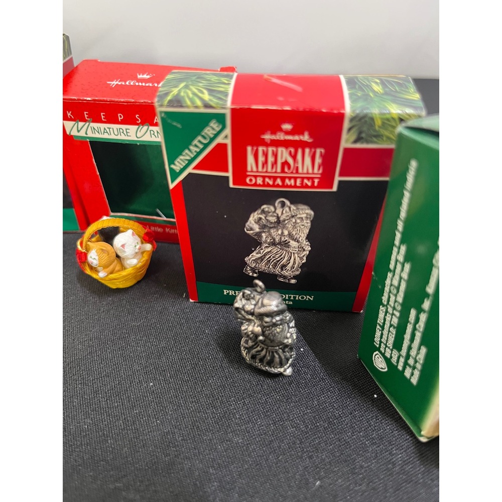 Lot of 8 Hallmark Keepsake Ornaments Disney Crayola Monopoly Miniature Vintage - Picture 8 of 16